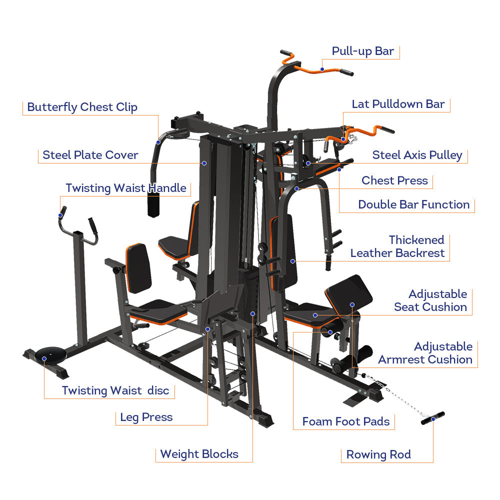 FITPRO Multi-function Home Gym Ultimate Weight Training Fitness Machine Equipment