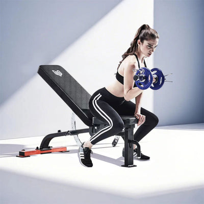 MERIDIAN B5 134.6cm Home Fitness Gear Front Rollers Heavy - Duty Thick Pipes Dumbbell Bench Press
