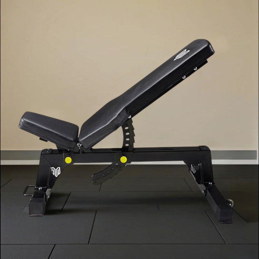 MERIDIAN B7 136.7cm Home Fitness Gear Front Rollers Heavy - Duty Thick Pipes Dumbbell Bench Press