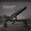 MERIDIAN B7 136.7cm Home Fitness Gear Front Rollers Heavy - Duty Thick Pipes Dumbbell Bench Press