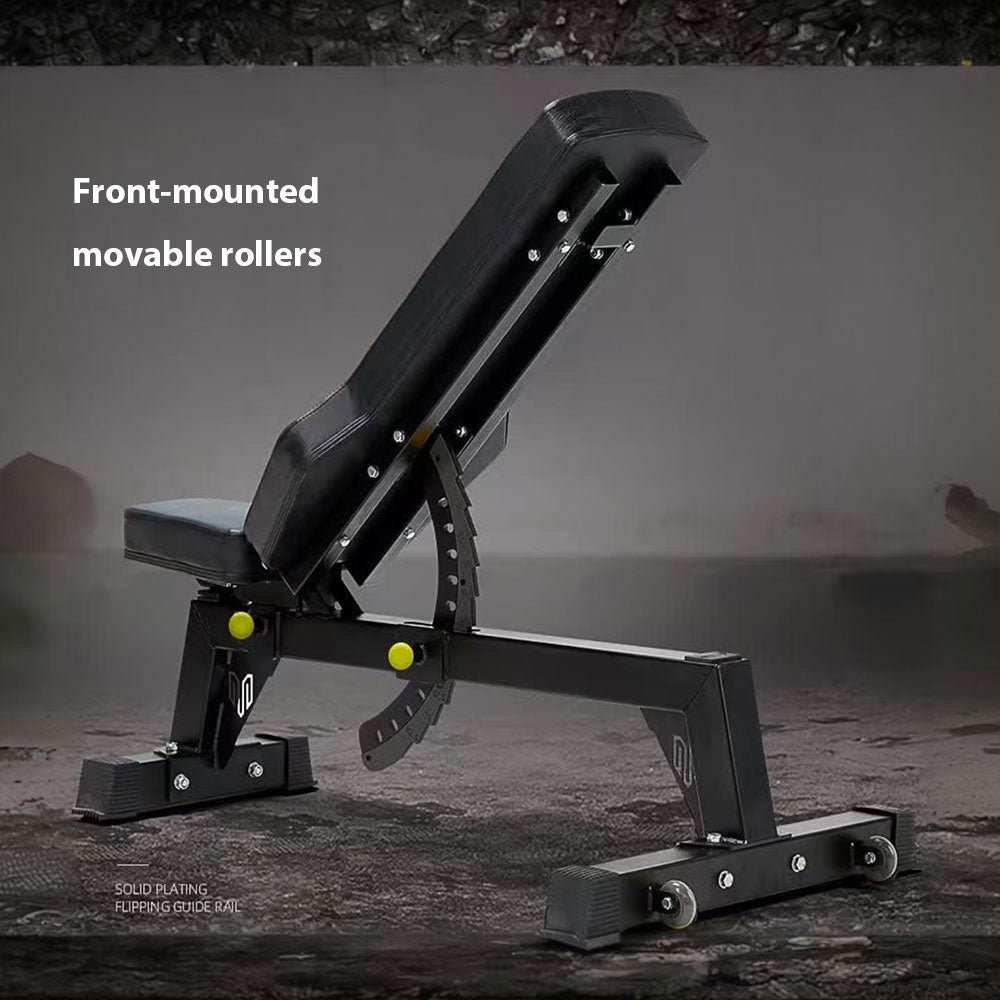 MERIDIAN B7 136.7cm Home Fitness Gear Front Rollers Heavy - Duty Thick Pipes Dumbbell Bench Press