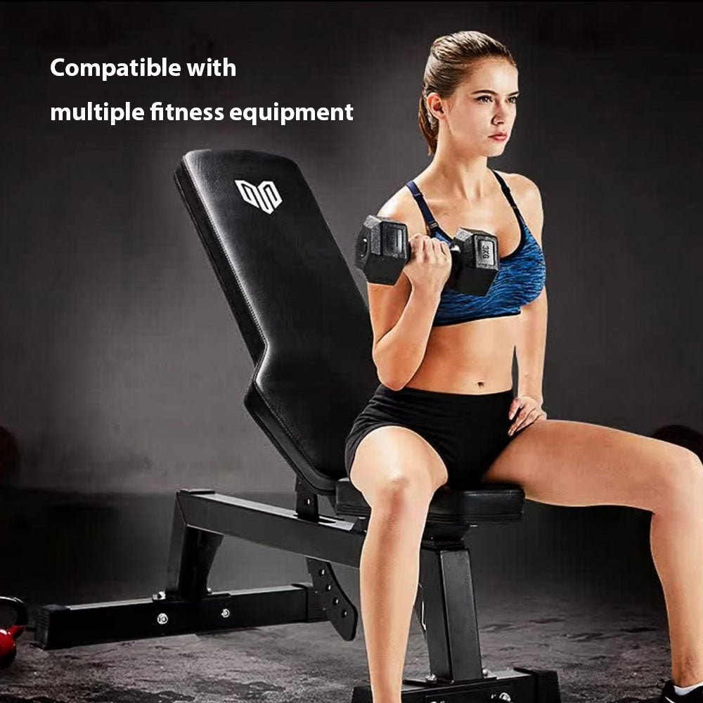 MERIDIAN B7 136.7cm Home Fitness Gear Front Rollers Heavy - Duty Thick Pipes Dumbbell Bench Press