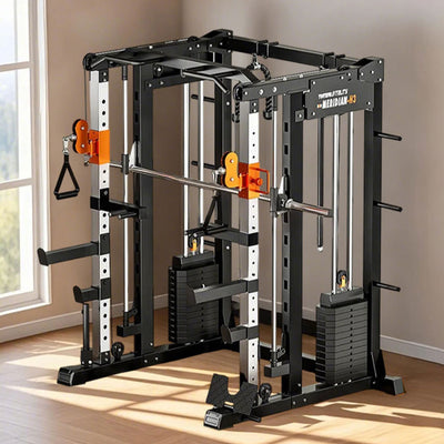 MERIDIAN H3 146 Steel Stable Structure Multi-Functional Home Power Training Squat Rack Smith Machine
