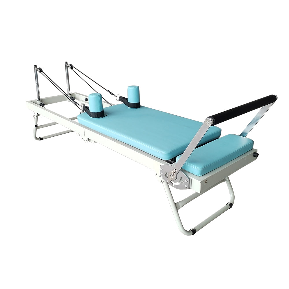 FLEXIO Multi-purpose Foldable Steel Frame Pilates Reformer Pilates Tables - Blue