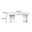LUXORA DT1036 Minimalist Style 140-160-180cm Sintered Stone Dining Table