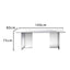LUXORA DT1036 Minimalist Style 140-160-180cm Sintered Stone Dining Table