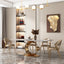 LUXORA DT1054 Light Luxury Style 140-160-180cm Sintered Stone Dining Table