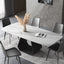 LUXORA DT1063 Modern Simplicity Style 130-140-160-180cm Sintered Stone Dining Table-White