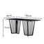 LUXORA DT1066 Minimalist Style 130-140-160-180cm Sintered Stone Dining Table