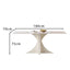 LUXORA DT1090 Minimalist Style 120-140-160-180cm Sintered Stone Dining Table