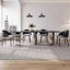 LUXORA DT1157 Minimalist Style 160-180-200cm Tempered Glass Dining Table