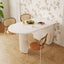 LUXORA DT1212 160/180/200cm Length Sintered Stone Tabletop Dining Table Half-folding Tabletop