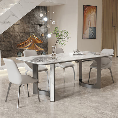 LUXORA DT1218 140/160/180cm Length Sintered Stone Tabletop Dining Table