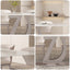 LUXORA DT1221 1140/160/180cm Length Dining Table Sintered Stone Tabletop