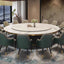 LUXORA DT1240 Light Luxury Style 180-200-220-240-260-280-300-320cm Round Sintered Stone Dining Table