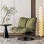 LIVARA EC1006 Fiberglass High-Density Sponge Fabric Swivel Base Duckbill Chair Ottoman