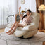 LIVARA EC1152 Manual Rotation Solid Wood Functional Frame Leisure Chair
