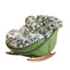 LIVARA EC1233 Bent Wood Frame Butterfly Print Leisure Chair