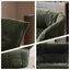 LIVARA EC1241 Plush Fabric, Built-In Wooden Frame Leisure Chair