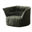 LIVARA EC1241 Plush Fabric, Built-In Wooden Frame Leisure Chair