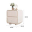 LIVARA NT1034 MDF Upholstered Bedside Table