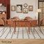 LIVARA 160cm Dinning Table and Chair Solid Wood Tabletop