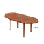 LIVARA 160cm Dinning Table and Chair Solid Wood Tabletop