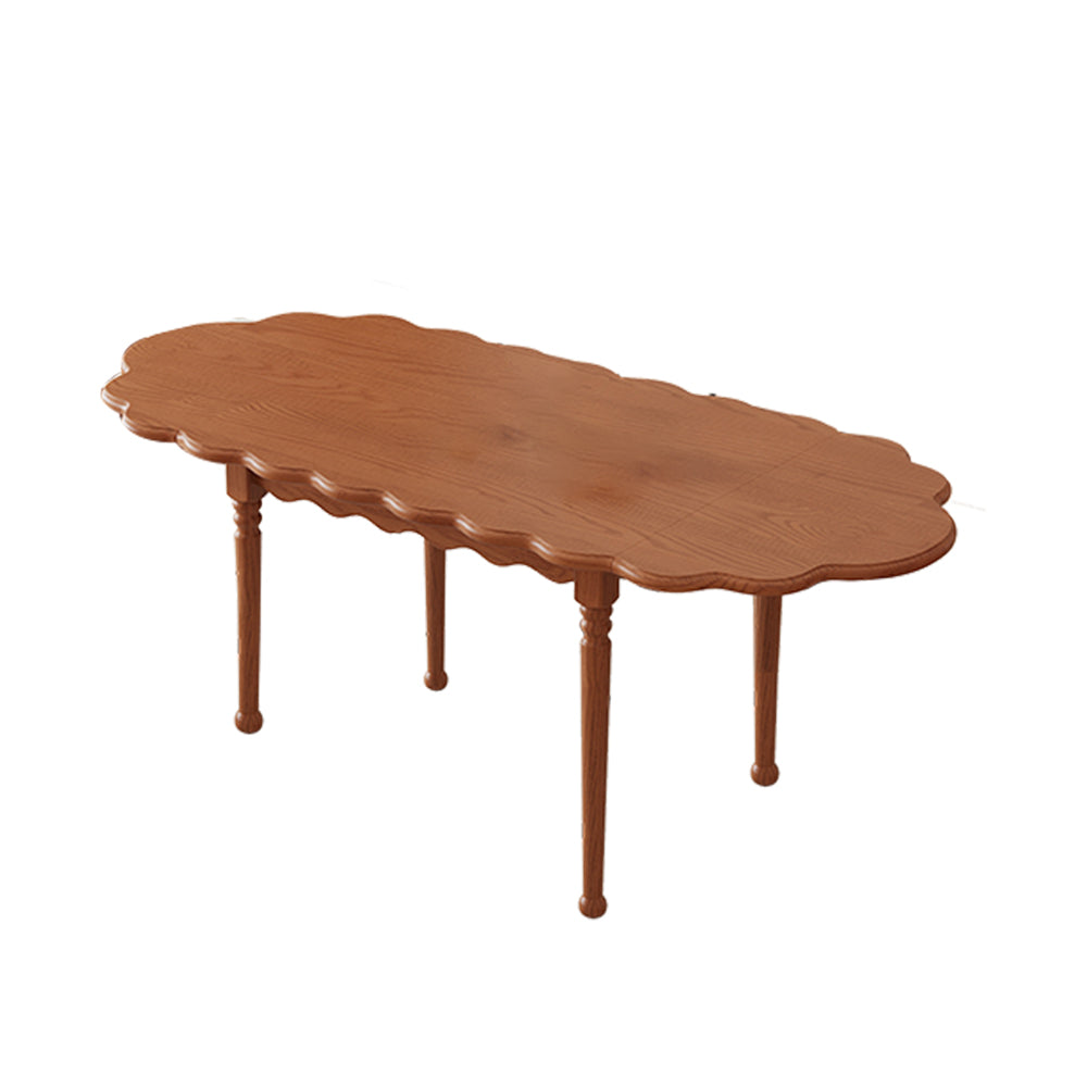 LIVARA 160cm Dinning Table and Chair Solid Wood Tabletop
