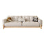 LIVARA 8113 Vintage-style Series 180-280cm Sofa With Throw Pillows