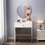 LIVARA 50CM Length Heart-shaped Mirror Dressing Table With Stool