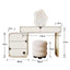 LUXORA DR1088 100/120cm Minimalist Solid Wood Dressing Table