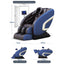 RELAXA MC-A6 Massage Chair with Zero Gravity Roller Wheels Underfeet -Blue