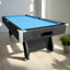 CUETIQ MDF 7FT Pool Snooker Billiard Table With Accessories - Blue Felt