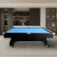 CUETIQ 8FT MDF Black Frame Pool Snooker Billiard Table with Accessories Pack