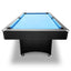 CUETIQ 7FT Modern Design Pool Table Snooker Billiard Table Black Frame With Free Accessories