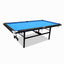 CUETIQ  8FT Foldable Pool Table Blue/Red/Green/Black Felt Billiard Table Free Accessory for Small Room