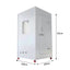 MODERA 1.2x1.2m Movable Soundproof Booth w/ Light, Workbench, Carpet - White