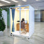 MODERA 1.3x1.6m Small Indoor Soundproof Office W/ Light - White