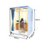 MODERA 1.3x1.6m Small Indoor Soundproof Office W/ Light - White