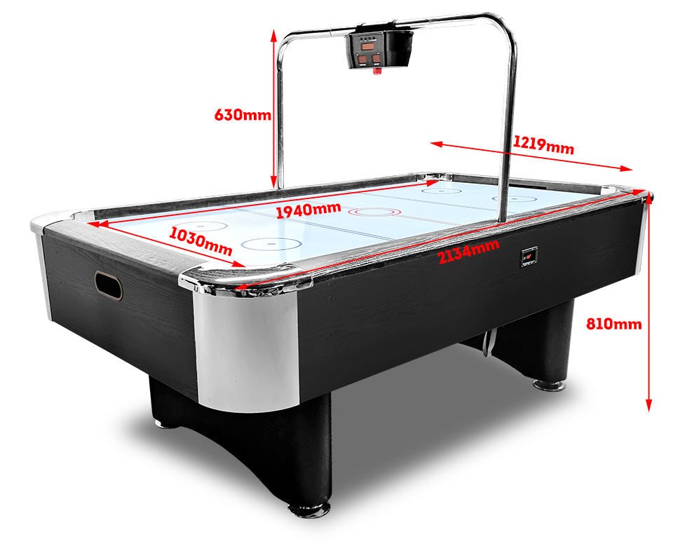 AIRMAX AH19 7FT Air Hockey Table With Bridge Electronic Scoreboard