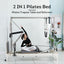 COREVA MN013 After Discount: $3696 2-IN-1 Trapeze Table Reformer Pilates Bed Home Gym Train Equipment Machine - White