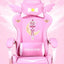 MODERA Pink Girl Gaming Chair Magic Comfortable Anchor Live Chair Gaming Chair Cute Pink Gaming Chair