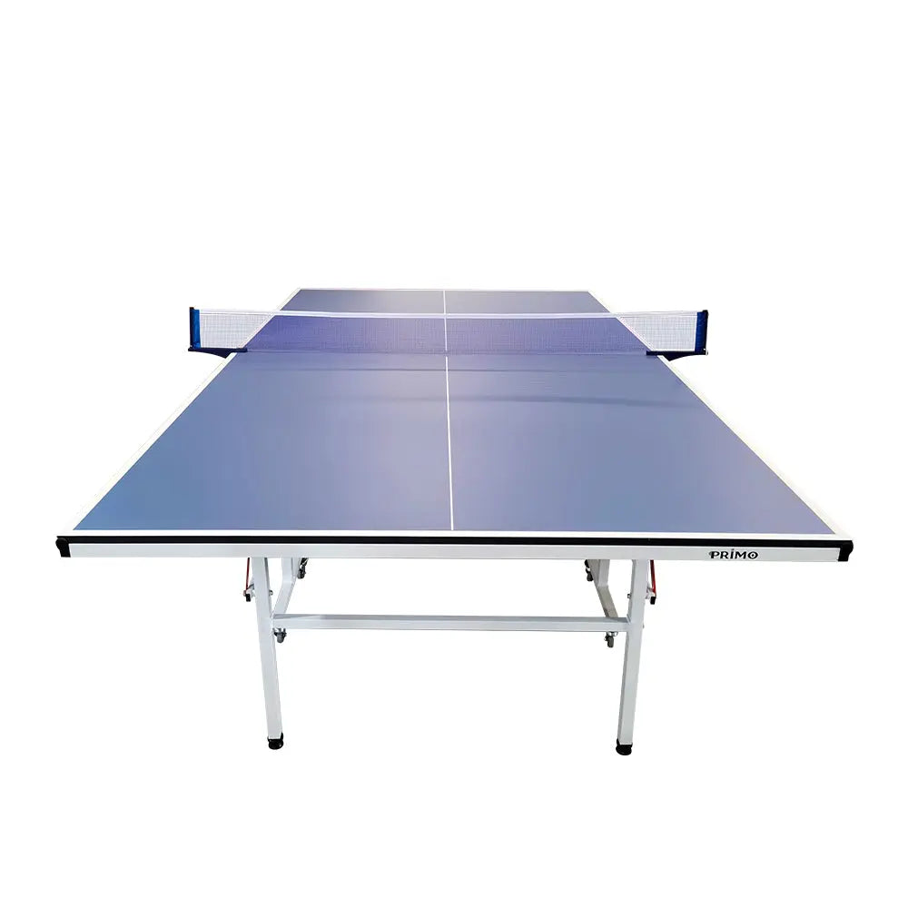 SPINIX Optimal 16mm Indoor Table Tennis Ping Pong Table With Accessories Package - Blue Top