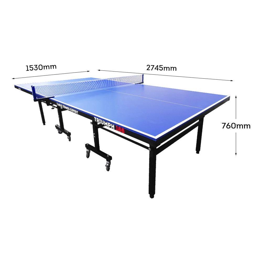 SUNNET Outdoor Triumph 188 Table Tennis Ping Pong Table w/ Accessories Package