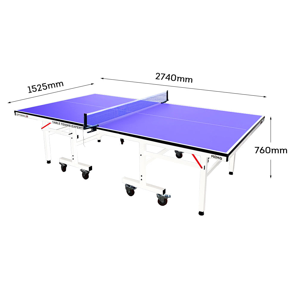 SPINIX Indoor 25mm Table Tennis Table Ping Pong Table Professional Size With Accessories Package