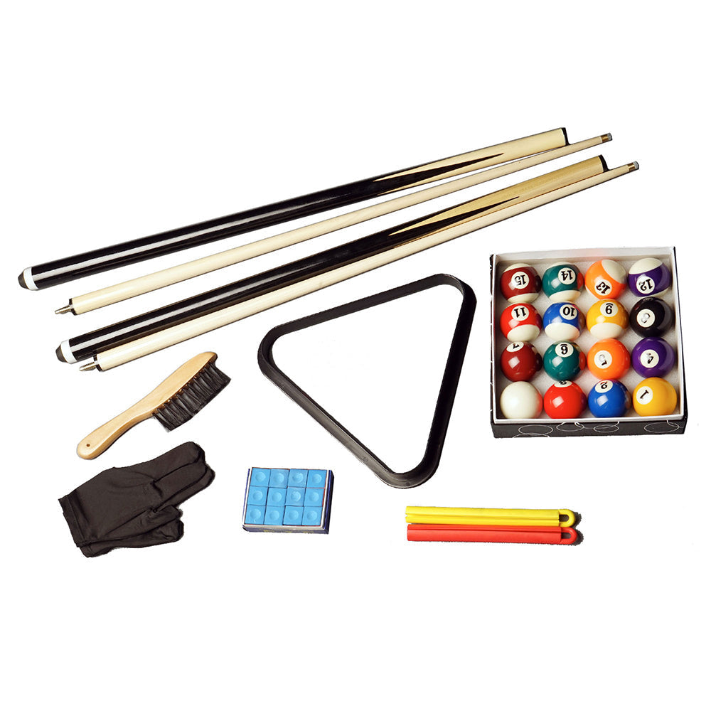 Compact Billiards Snooker Pool Table Accessories Kit Package