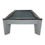 QUESLA G02 9FT Slate Billiard Table w/ Free Accessories Pool Table - Grey&Grayish Blue