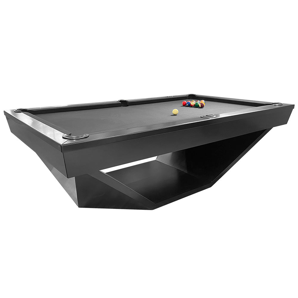 QUESLA WP11 7FT Luxury Slate Billiard Table w/ Free Accessories Pool Table-Black&Grey