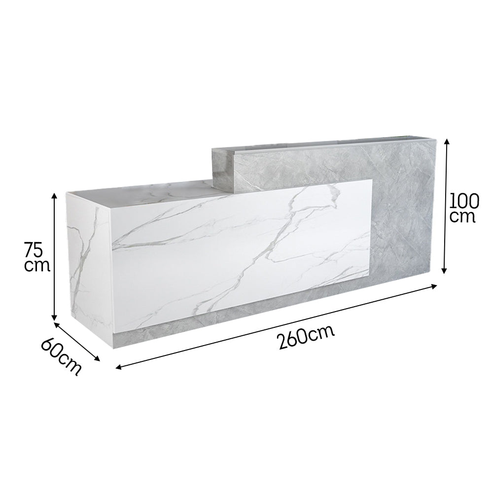 MODERA 120/180/260/360cm Length Reception Desk