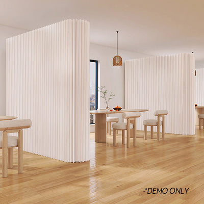 LIVARA 200/ 400cm Length Minimalist Style Room Divider - White